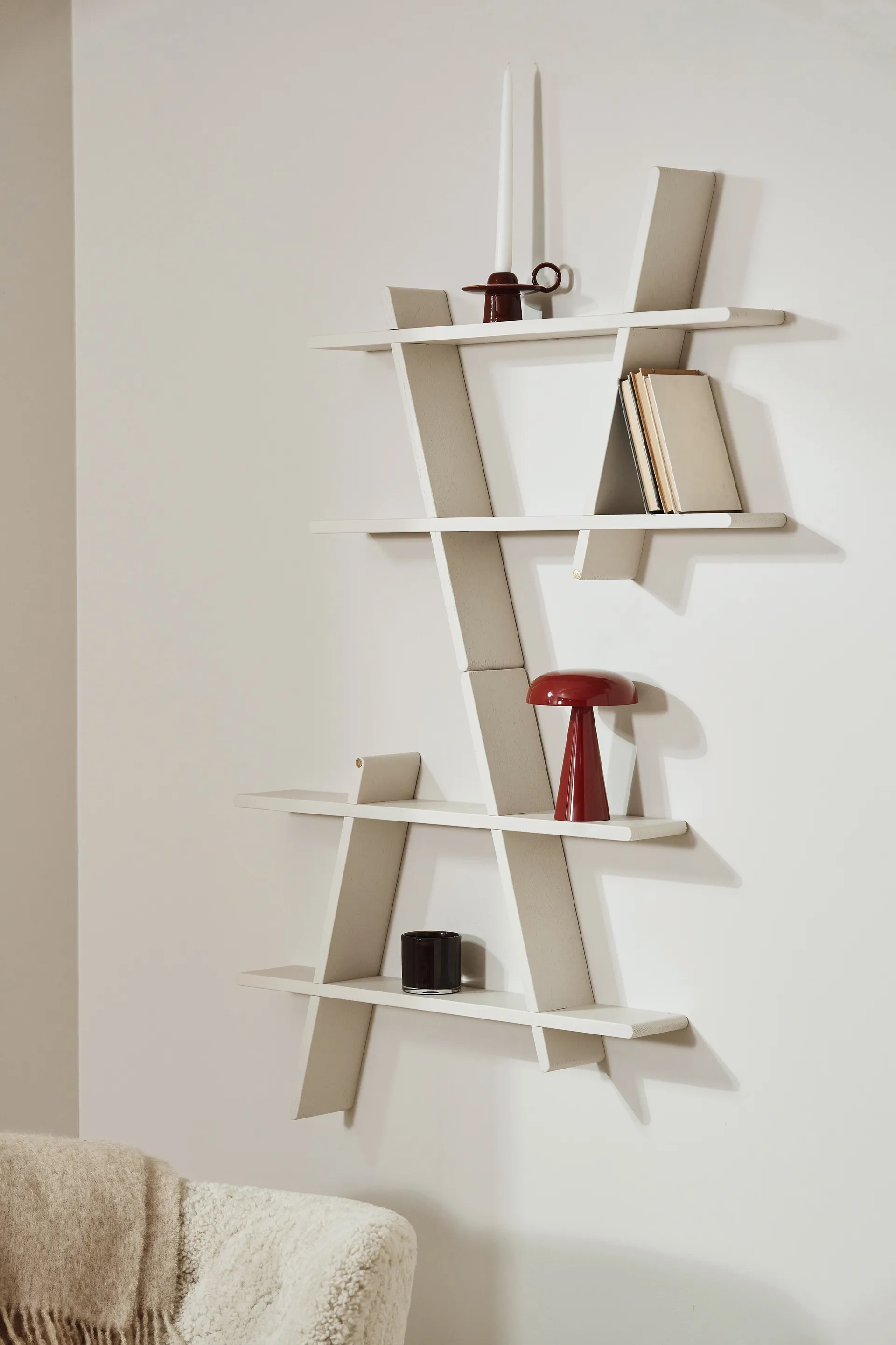 A-Shelf vägghylla Special Edition, Light beige L 78x12x67 cm Andersen Furniture