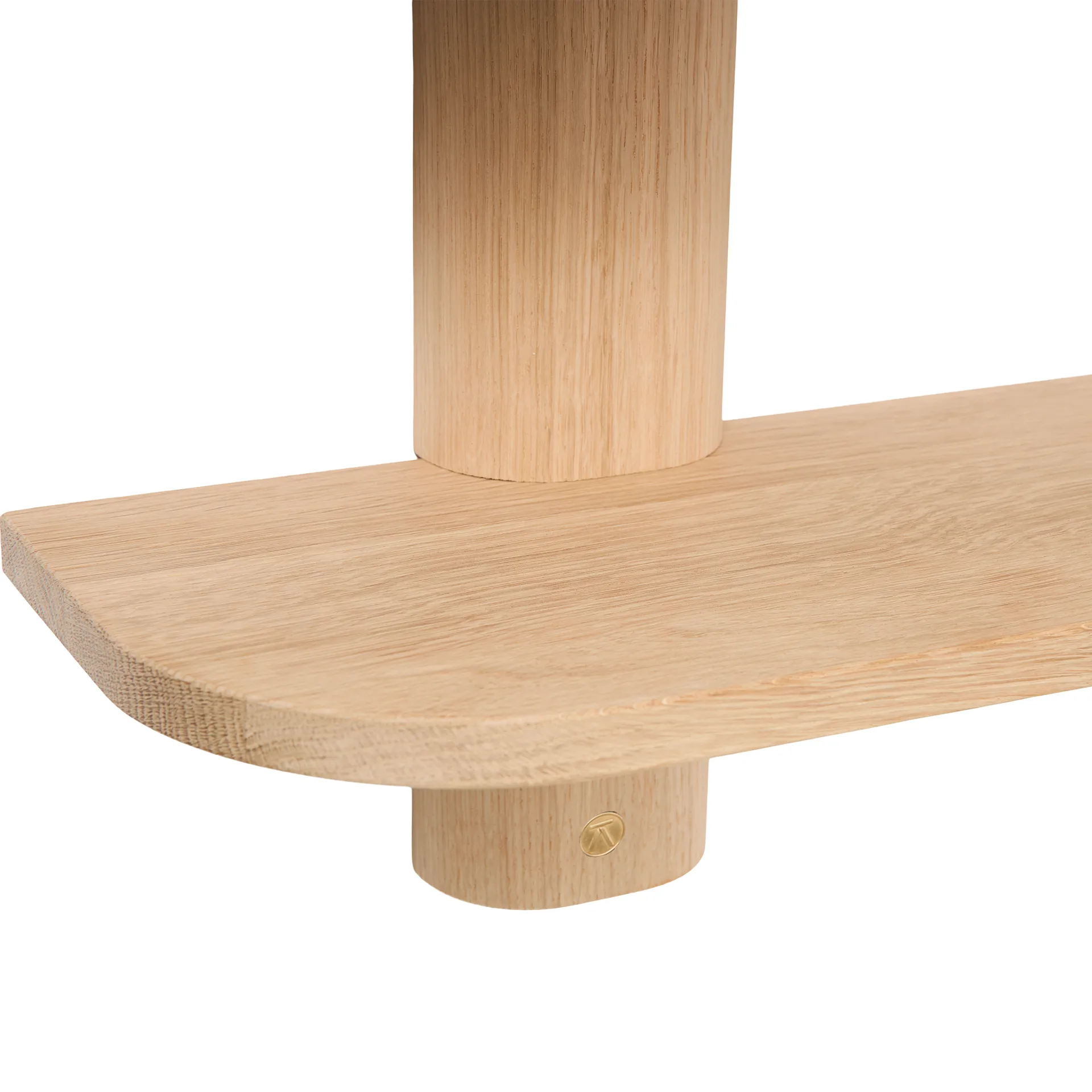 Bend vägghylla, Oak, 50x18x40 cm Andersen Furniture
