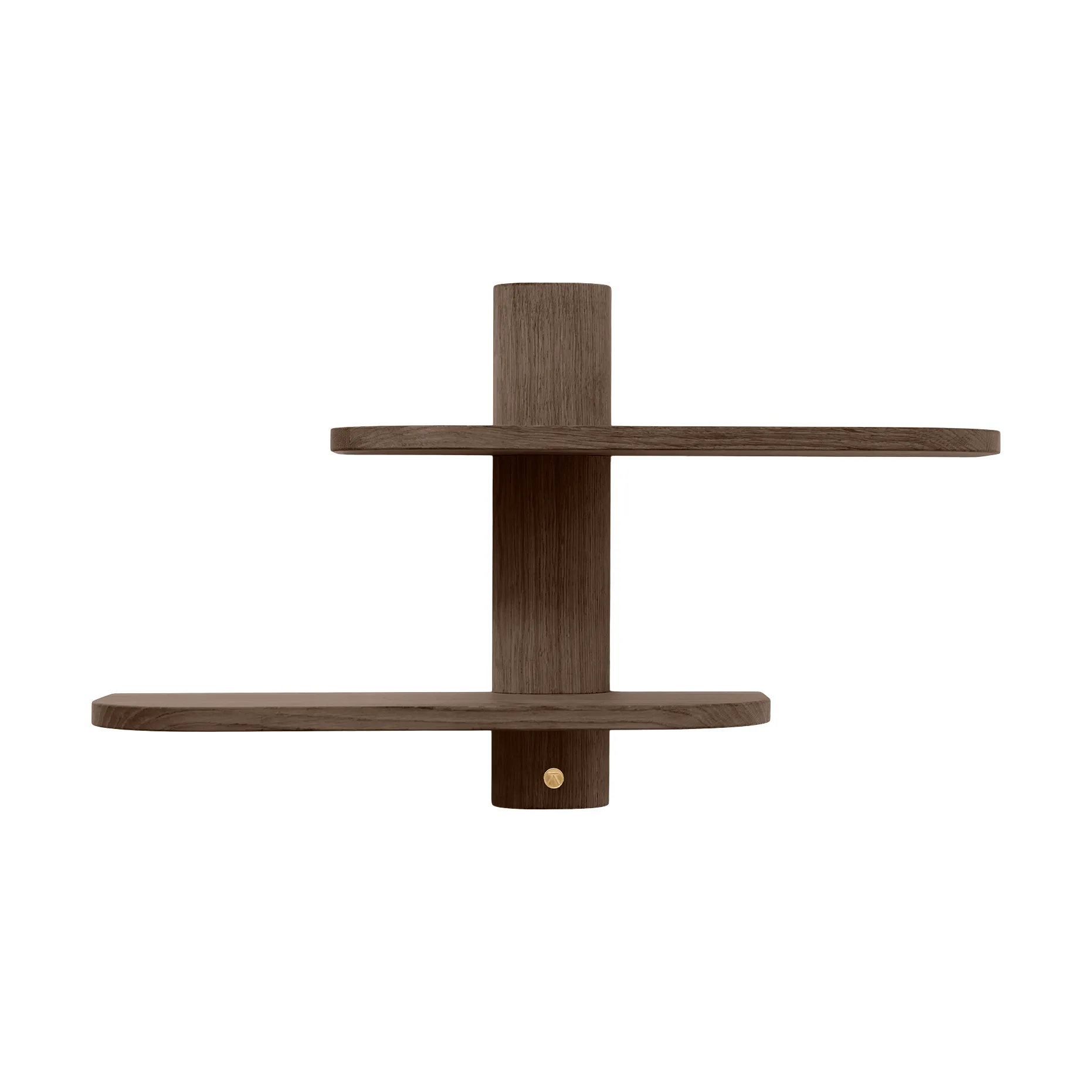 Bend vägghylla, Smoked Oiled Oak, 50x18x40 cm Andersen Furniture