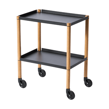 Connect bord - Oljad ek, svart metall - Andersen Furniture