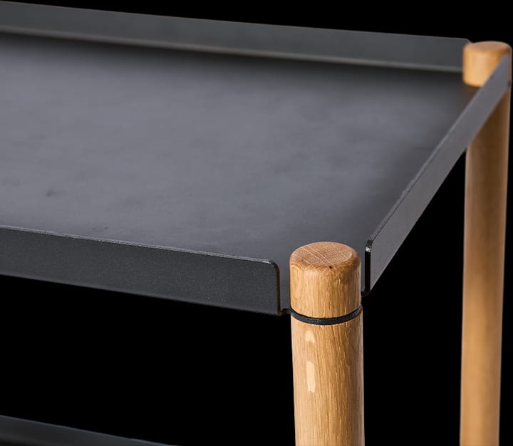 Connect bord, Oljad ek, svart metall Andersen Furniture