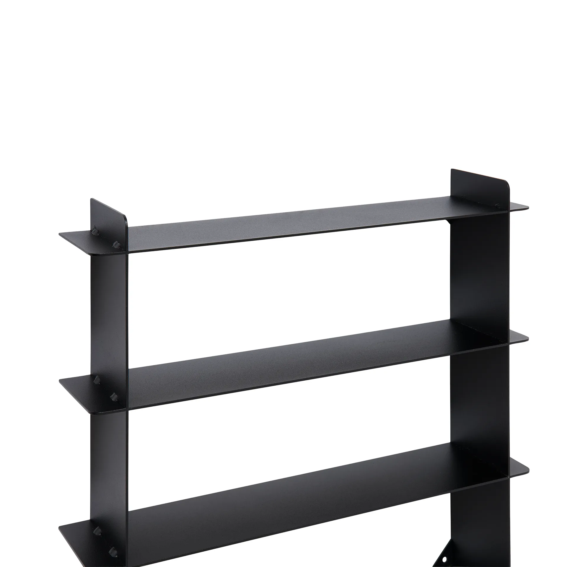 Division vägghylla, Black steel, 45x45x10 cm Andersen Furniture