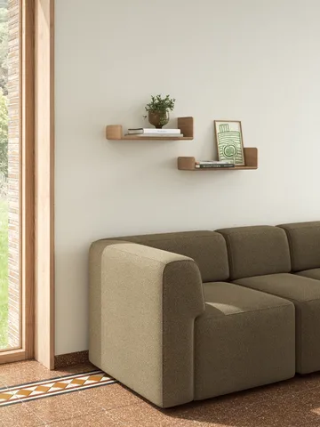 Level vägghylla - Oak, 55x18x9 cm - Andersen Furniture