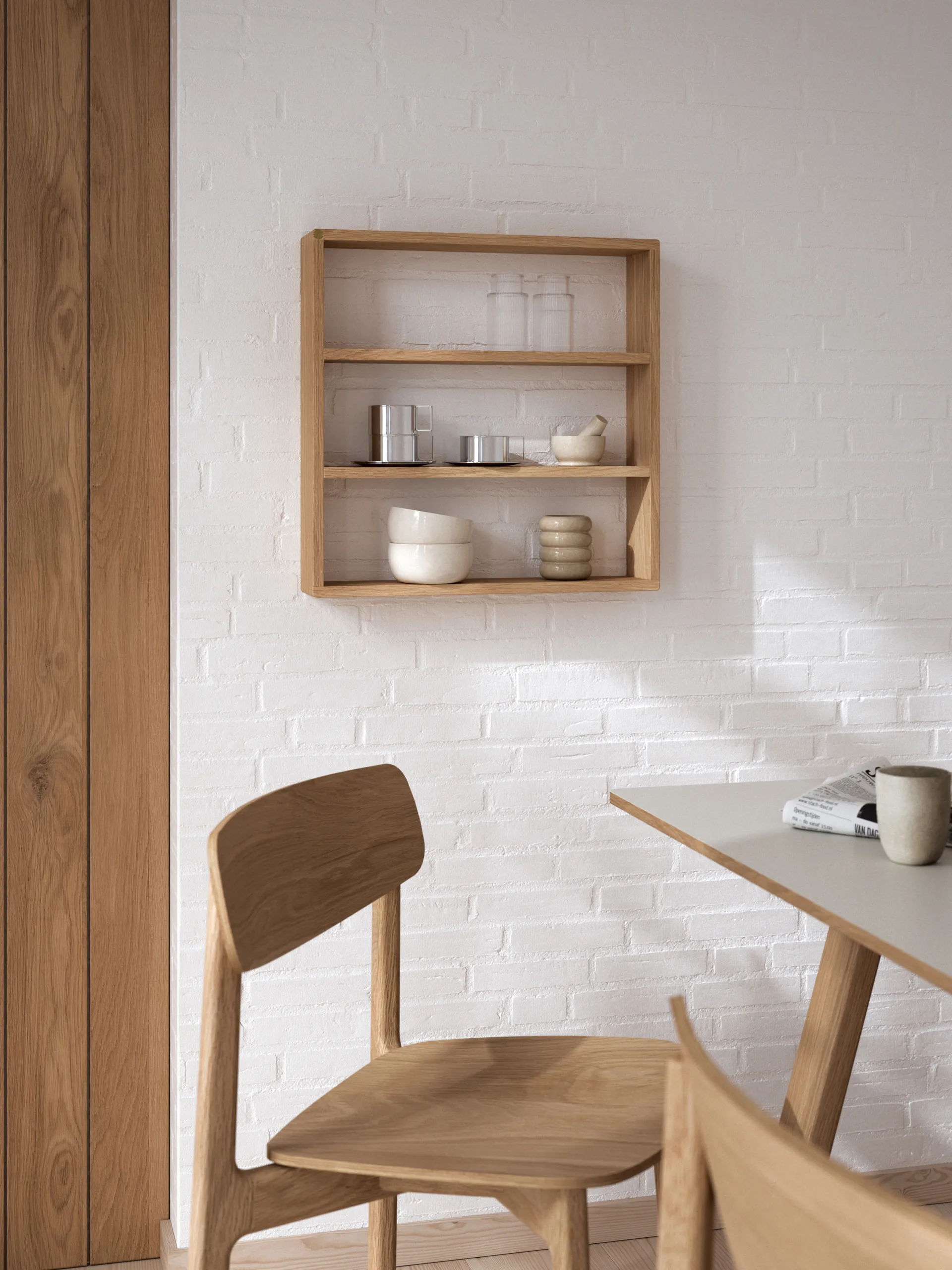 Sector vägghylla, Oak, 50x50x10 cm Andersen Furniture