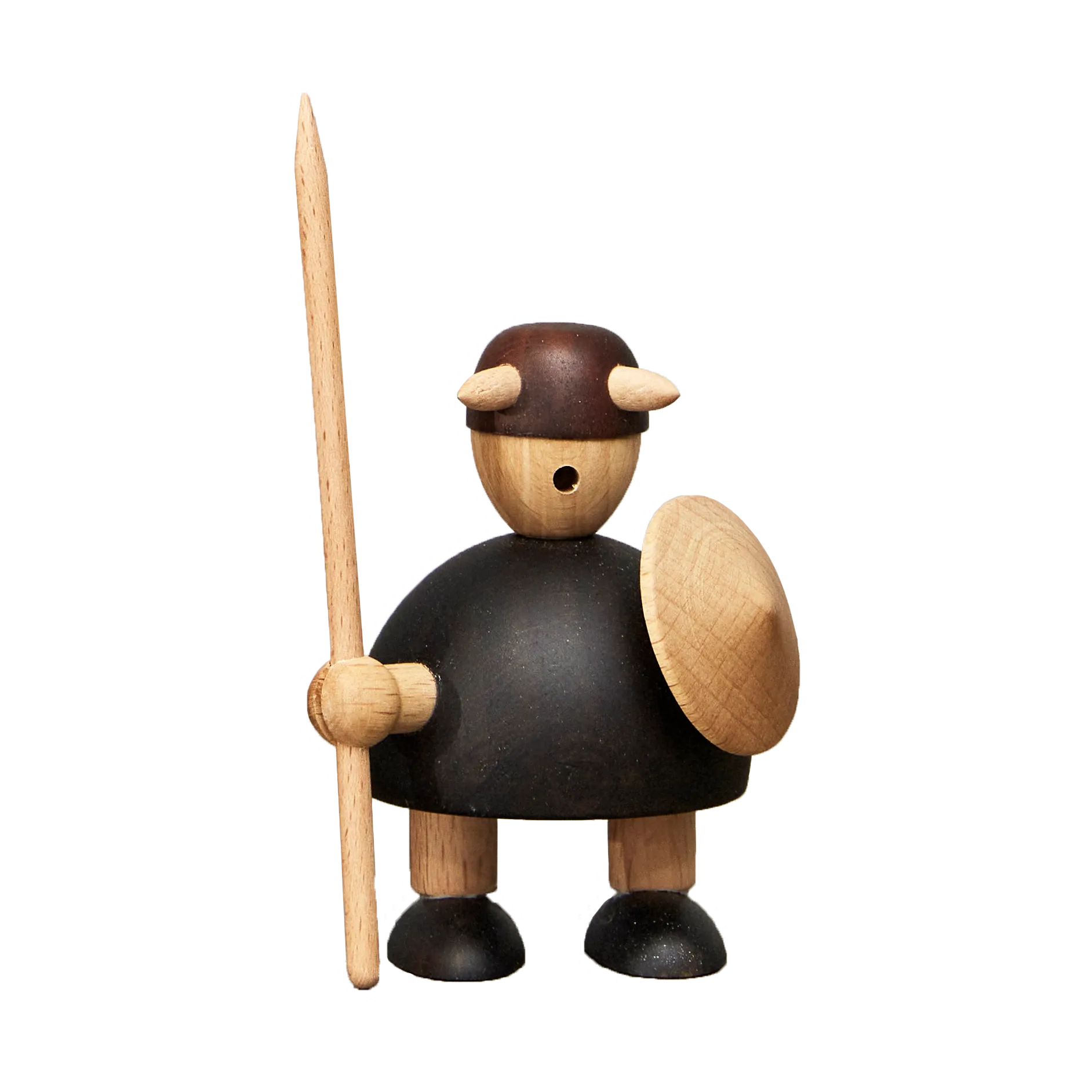 The vikings of Denmark träfigur Small, Stained beech Andersen Furniture
