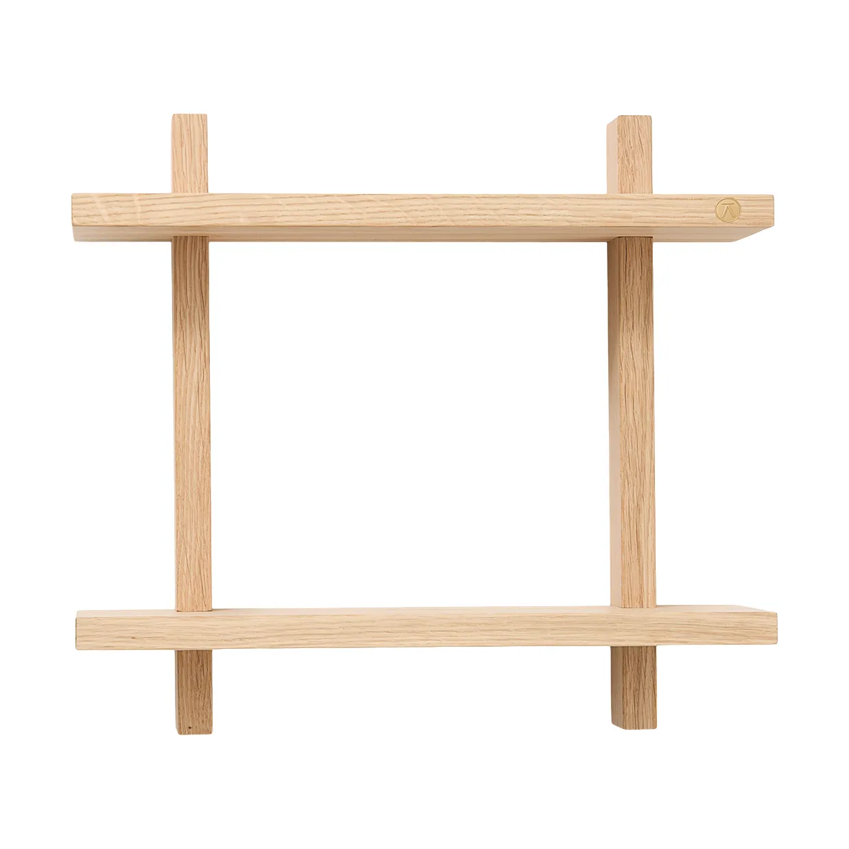 Treat vägghylla dubbel, Oak, 34x12x34 cm Andersen Furniture