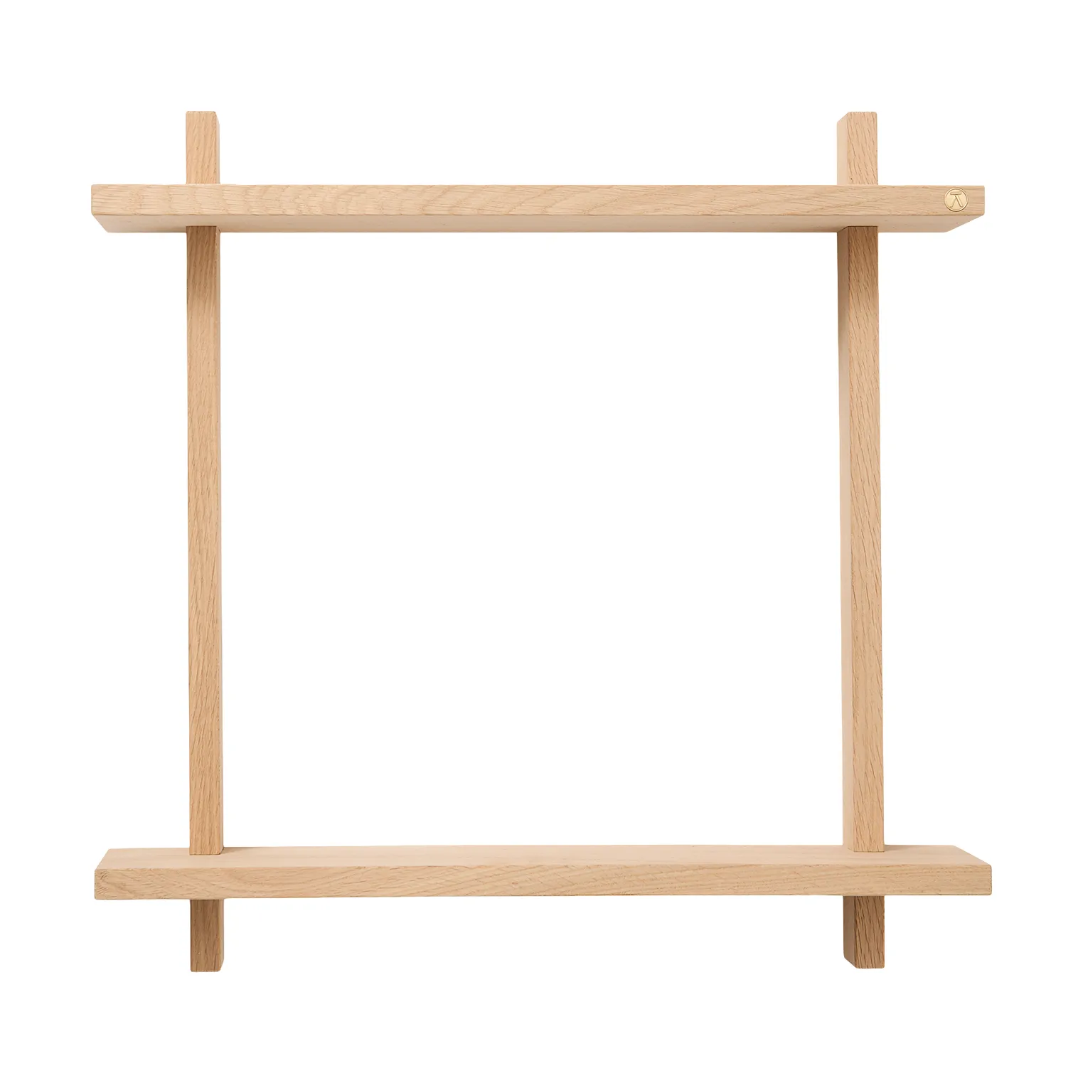 Treat vägghylla dubbel, Oak, 50x12x50 cm Andersen Furniture
