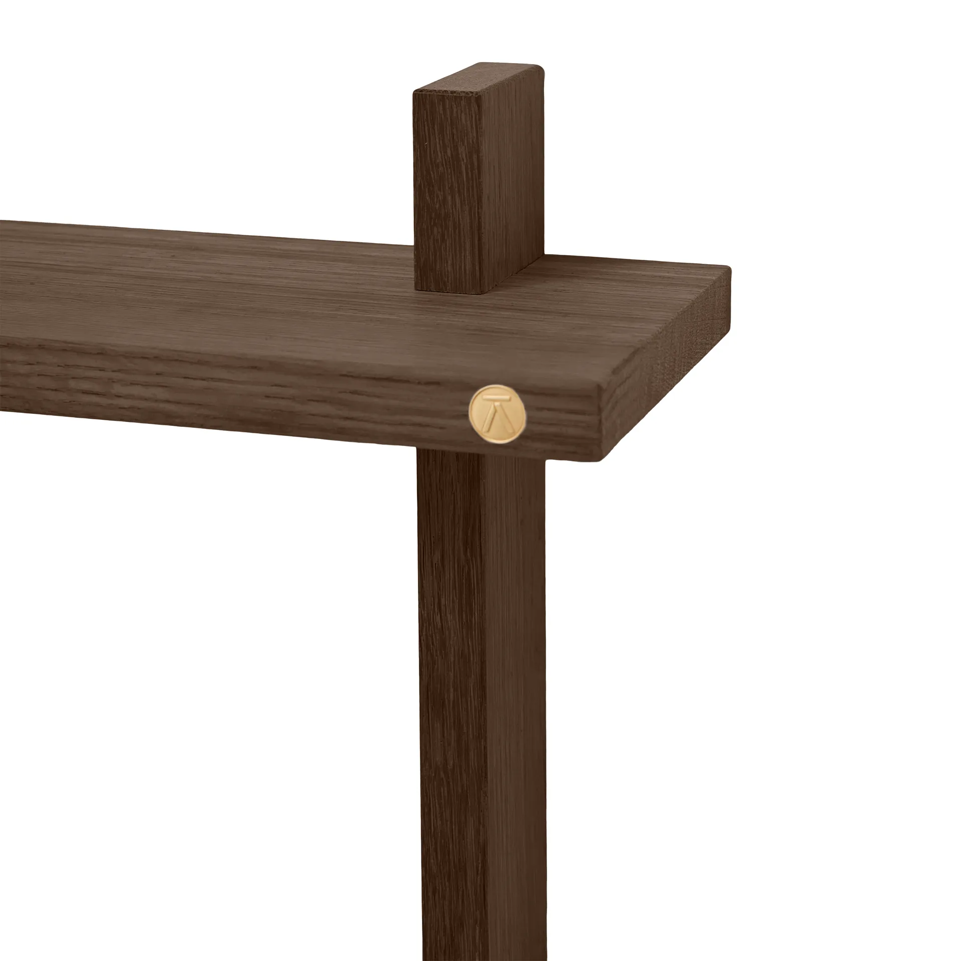 Treat vägghylla dubbel, Smoked Oiled Oak, 34x12x34 cm Andersen Furniture