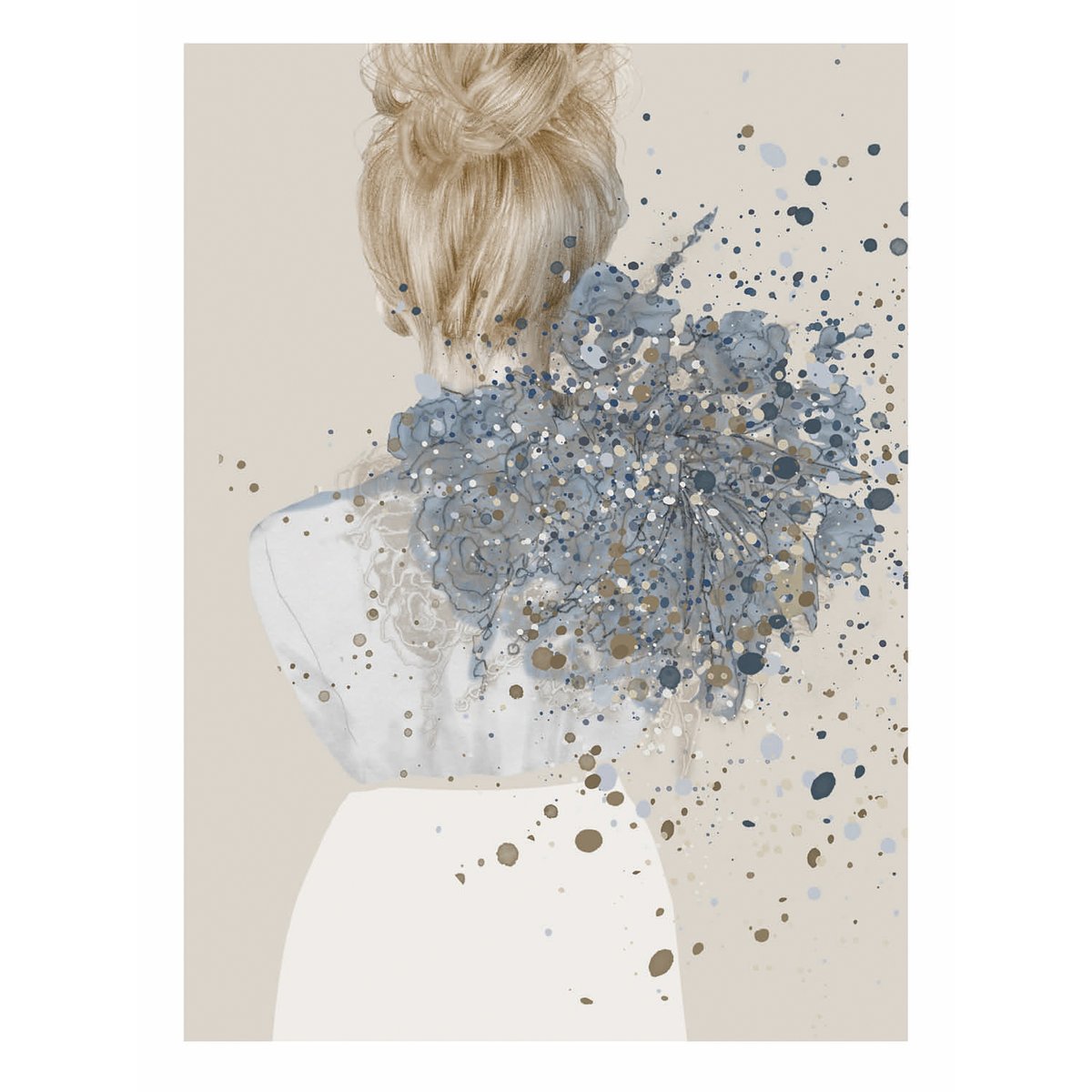 Anna Bülow Liv poster 70x100 cm | Skandinavisk Design | Posters | Beige