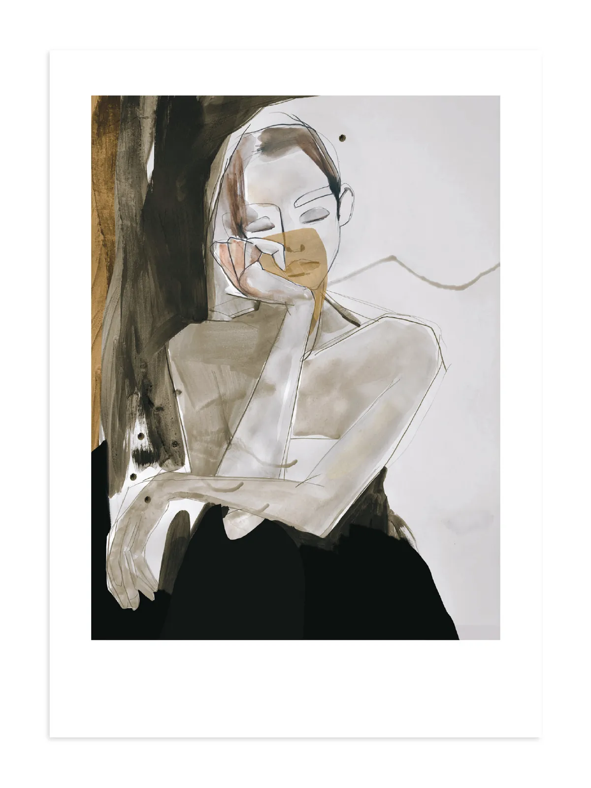 Anna Bülow This too shall pass poster 50x70 cm