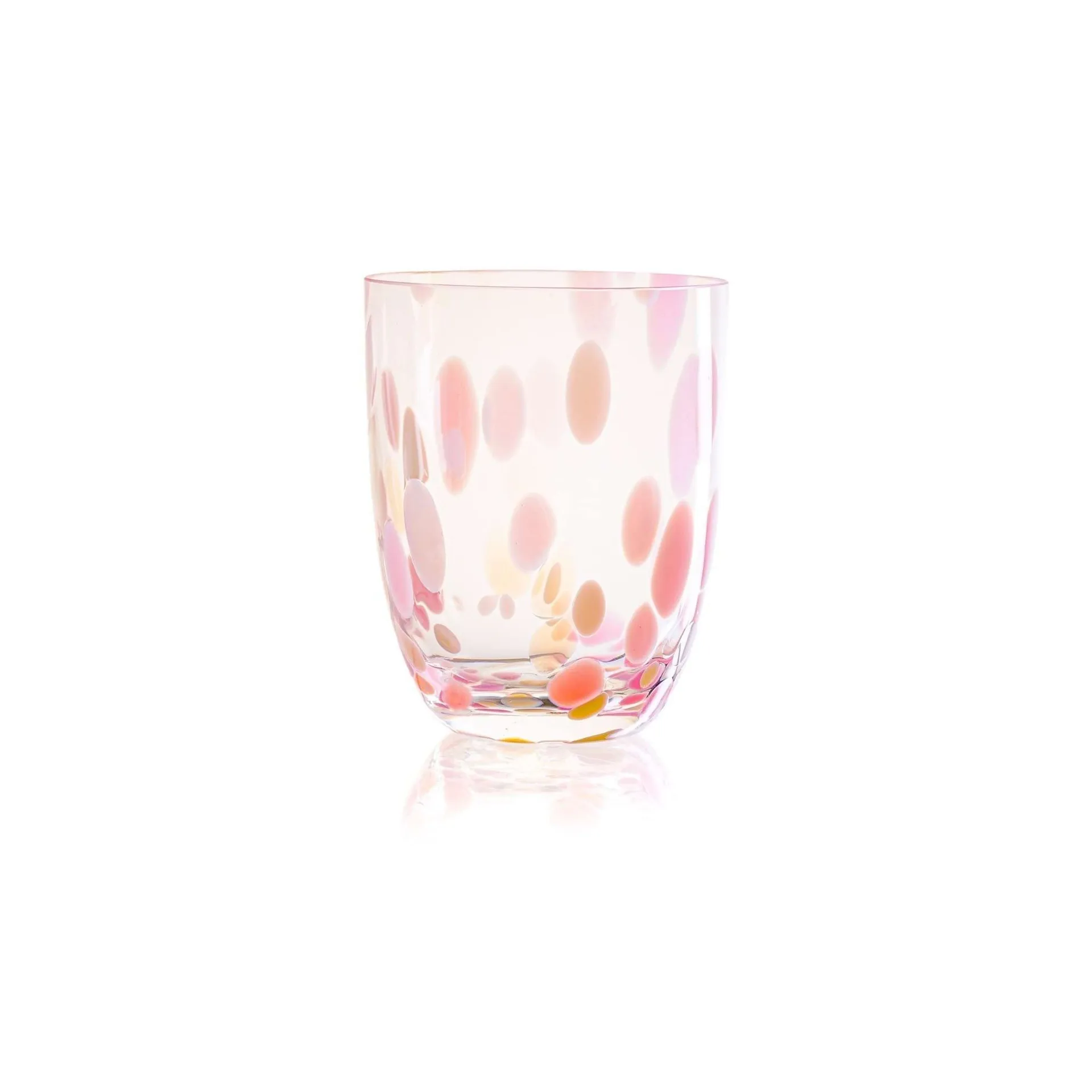 Big Confetti dricksglas 25 cl, Rosa-vanilla Anna Von Lipa