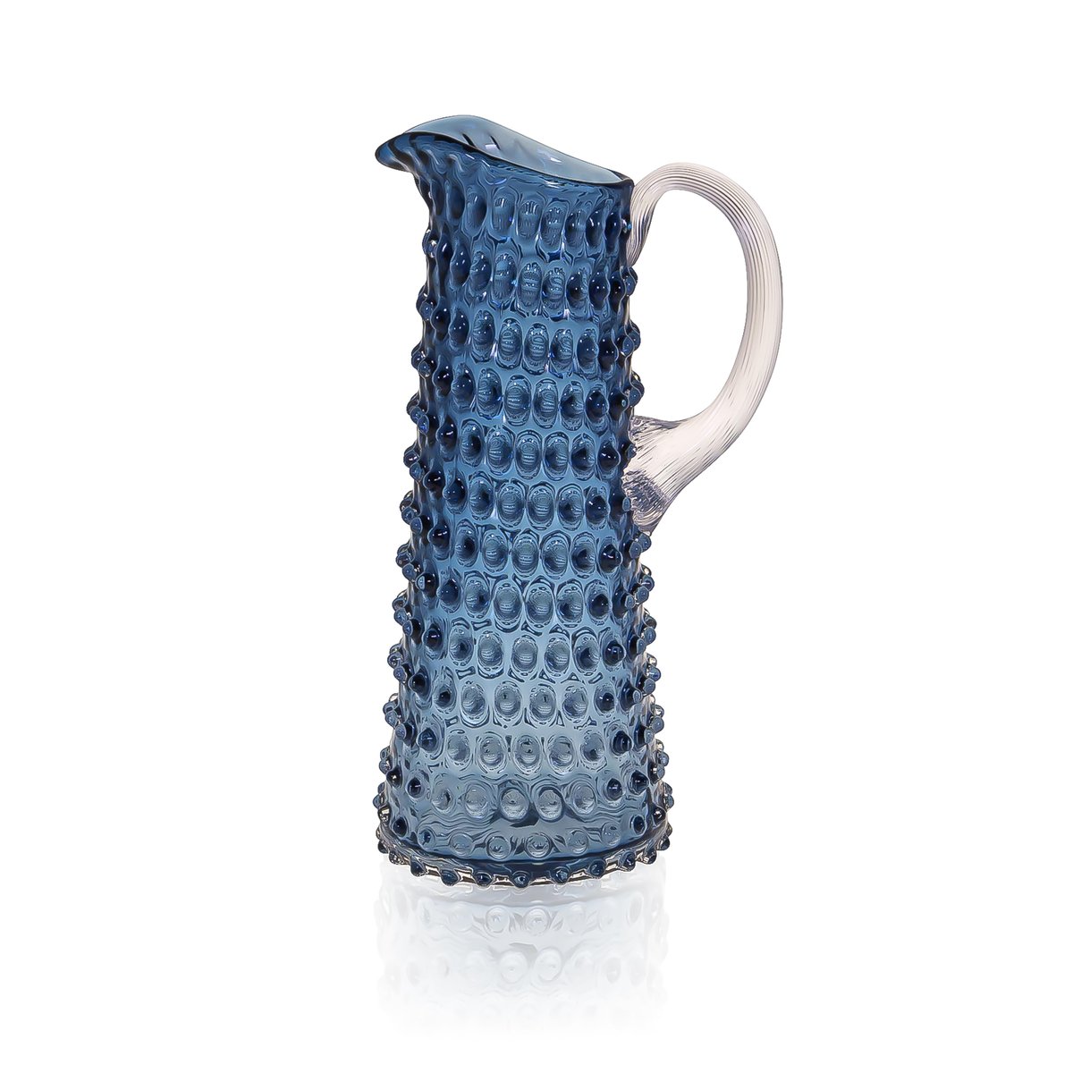 Anna Von Lipa Eiffel Hobnail kanna 1 l Blue | Skandinavisk Design | Vattenkaraffer & Kannor | Blå