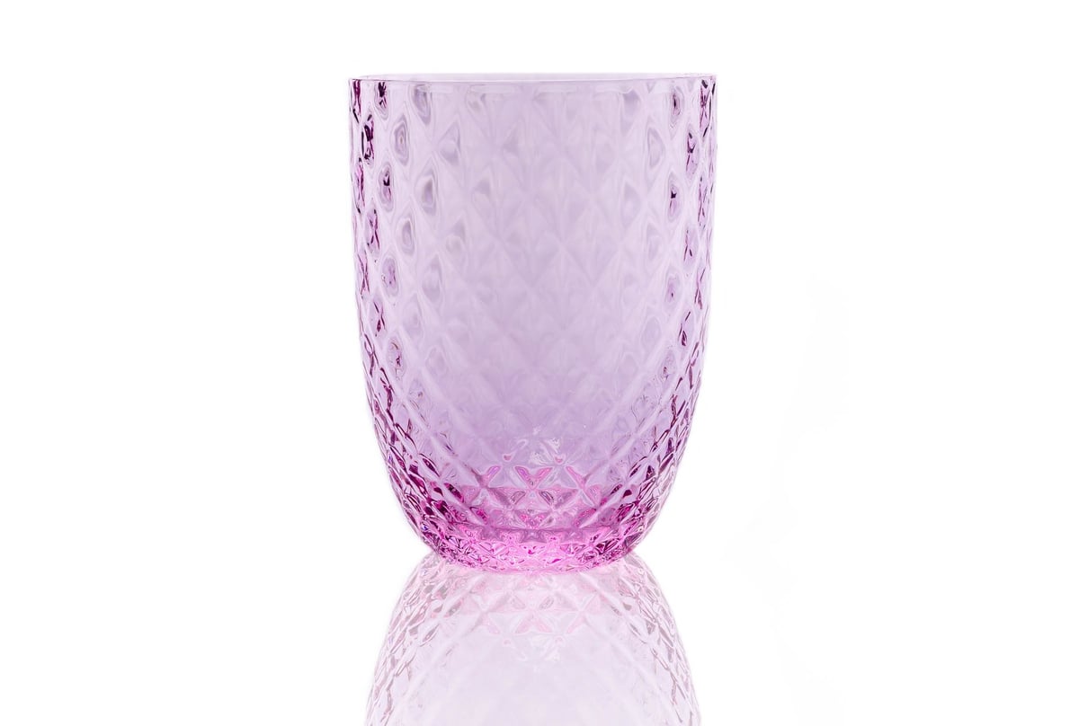 Anna Von Lipa Harlequin dricksglas 25 cl Lila | Skandinavisk Design | Dricksglas | Lila