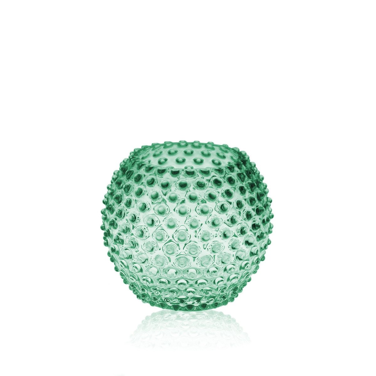 Anna Von Lipa Hobnail Globe vas 18 cm Beryl | Skandinavisk Design | Vaser | Grön