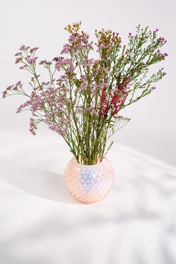 Hobnail Globe vas 18 cm - Soft Rosa - Anna Von Lipa