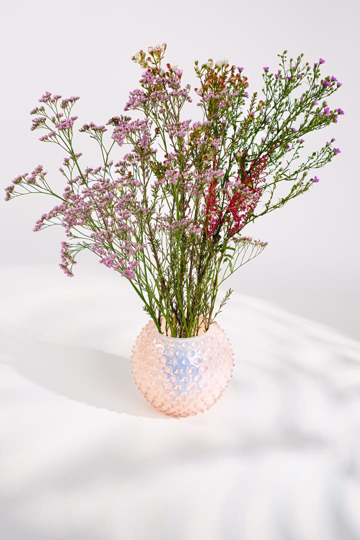 Hobnail Globe vas 18 cm, Soft Rosa Anna Von Lipa