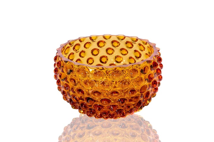 Hobnail Tapas Skål 11,5 cm - Amber - Anna Von Lipa