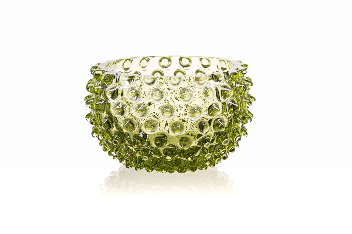 Anna Von Lipa Hobnail Tapas Skål 11,5 cm Olivegreen
