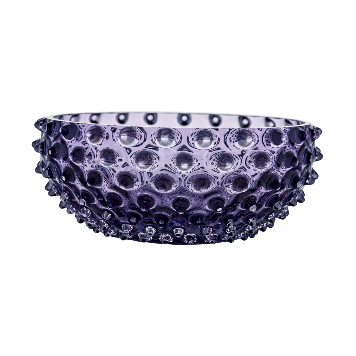 Anna Von Lipa Hobnail Tapas skål 17 cm Indigo | Skandinavisk Design | Dekorationsskålar | Lila