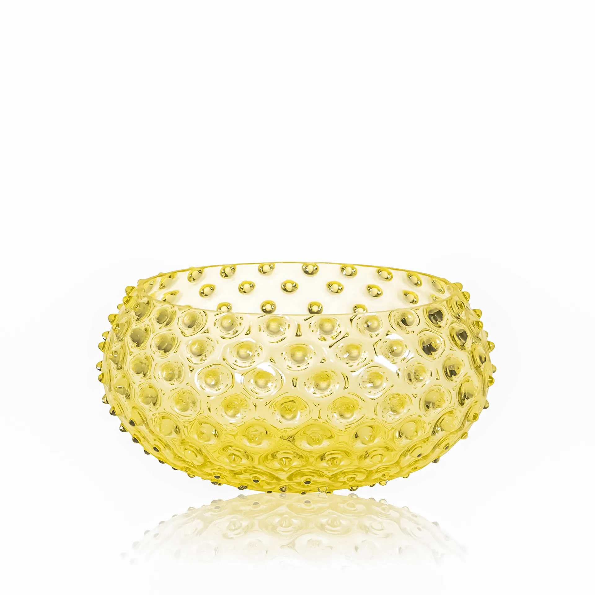 Hobnail Tapas skål 23 cm, Citron Anna Von Lipa