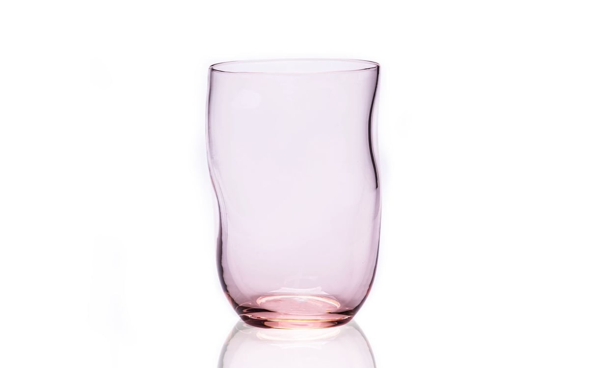 Anna Von Lipa Squeeze dricksglas 25 cl Rosa | Skandinavisk Design | Dricksglas | Rosa