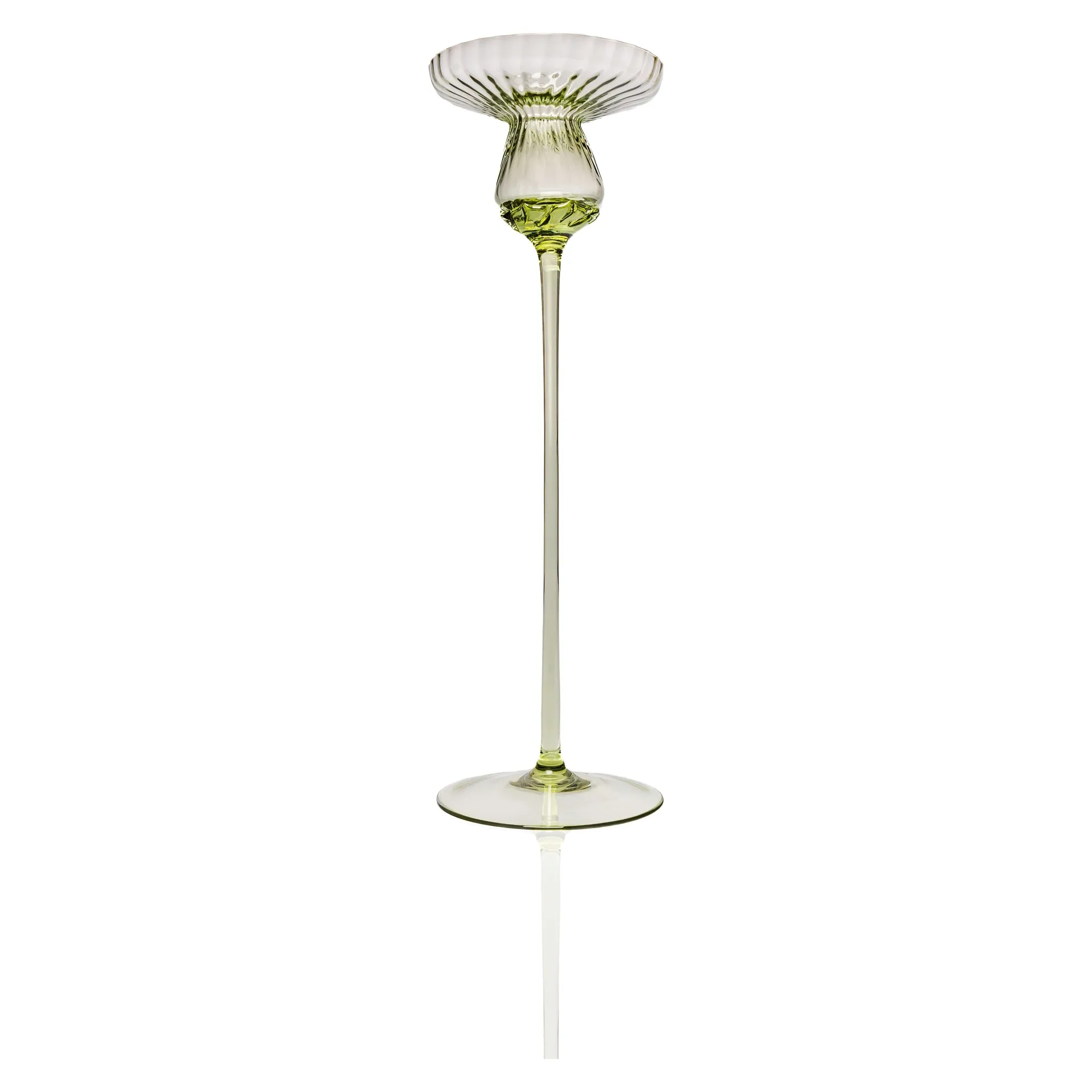 Tulipán ljusstake 25 cm, Olivegreen Anna Von Lipa