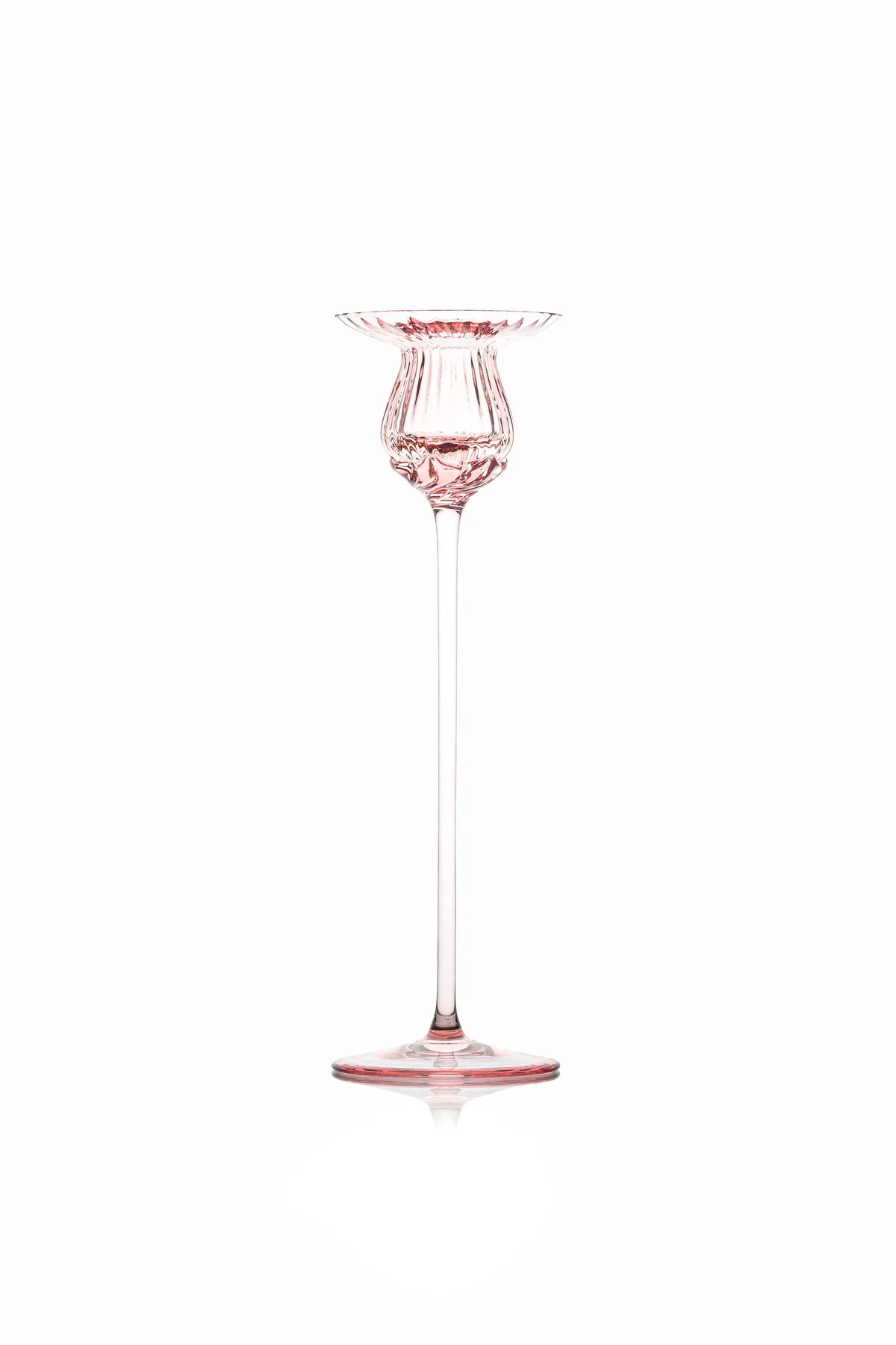 Anna Von Lipa Tulipán ljusstake 25 cm Rosa