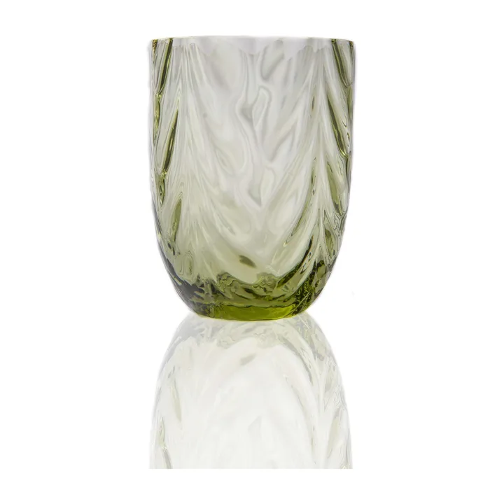 Wave dricksglas 25 cl - Olivegreen - Anna Von Lipa