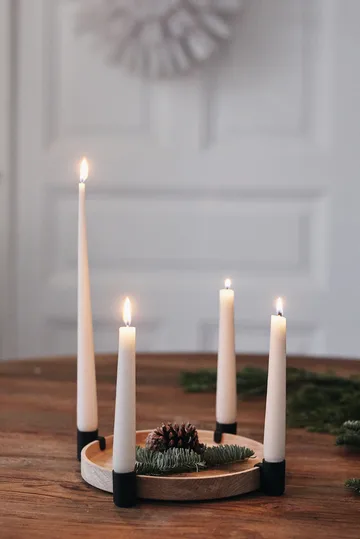 Luna adventsljusstake Ø27 cm - Ek-stål - Applicata