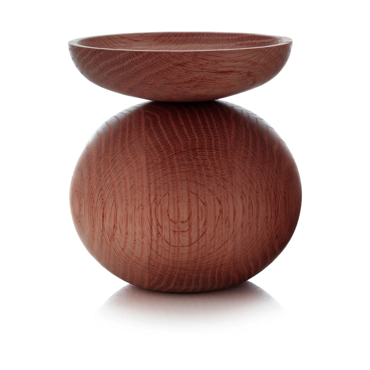 Applicata Shape bowl vas Rökt ek