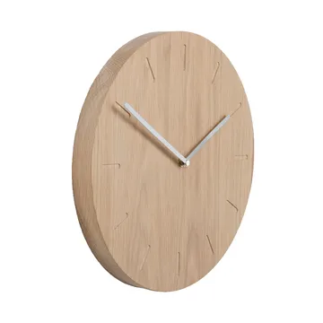 Watch:Out väggklocka ek - ek-stål - Applicata