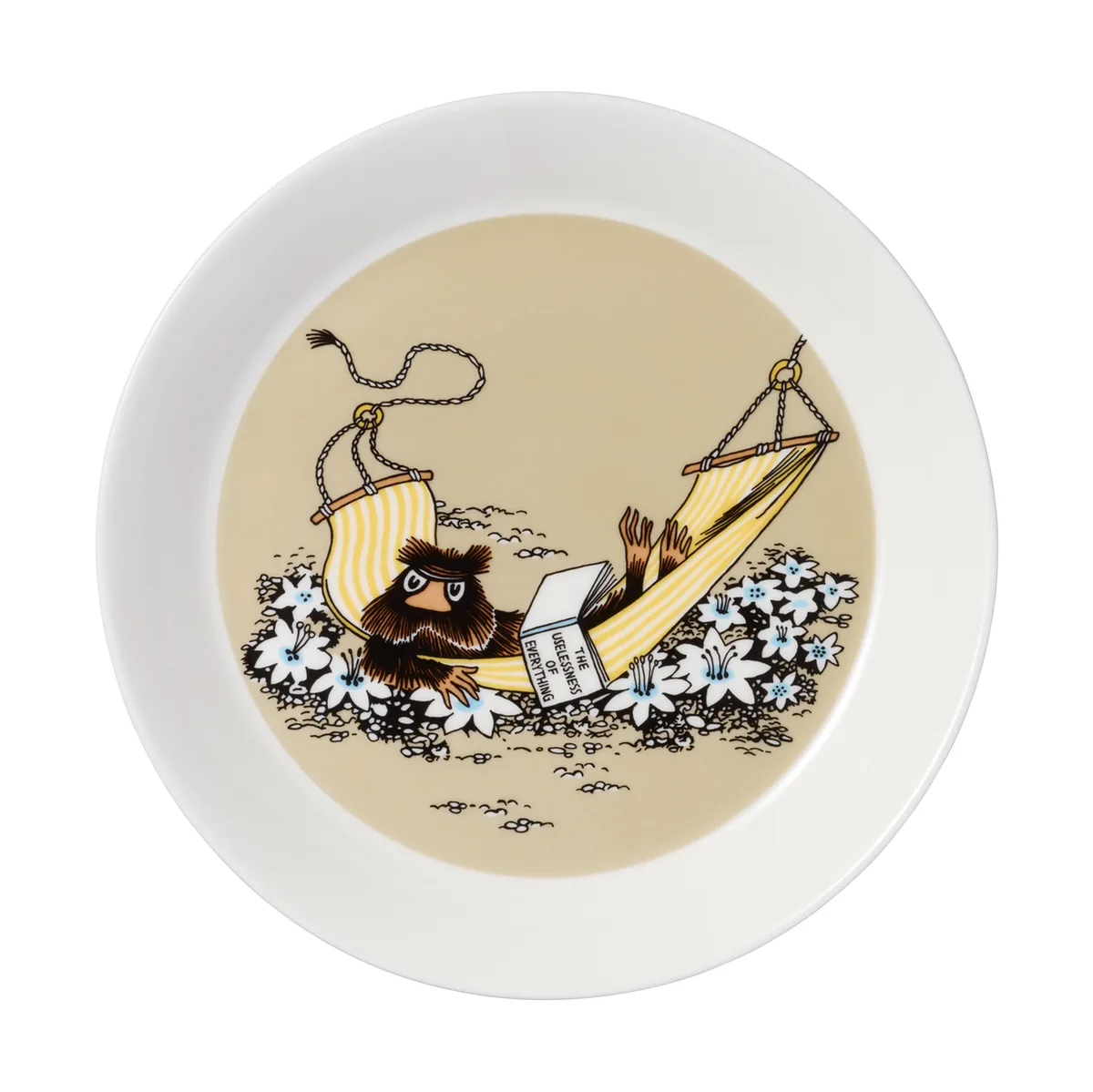 Arabia Bisamråttan Mumintallrik Ø19 cm Beige