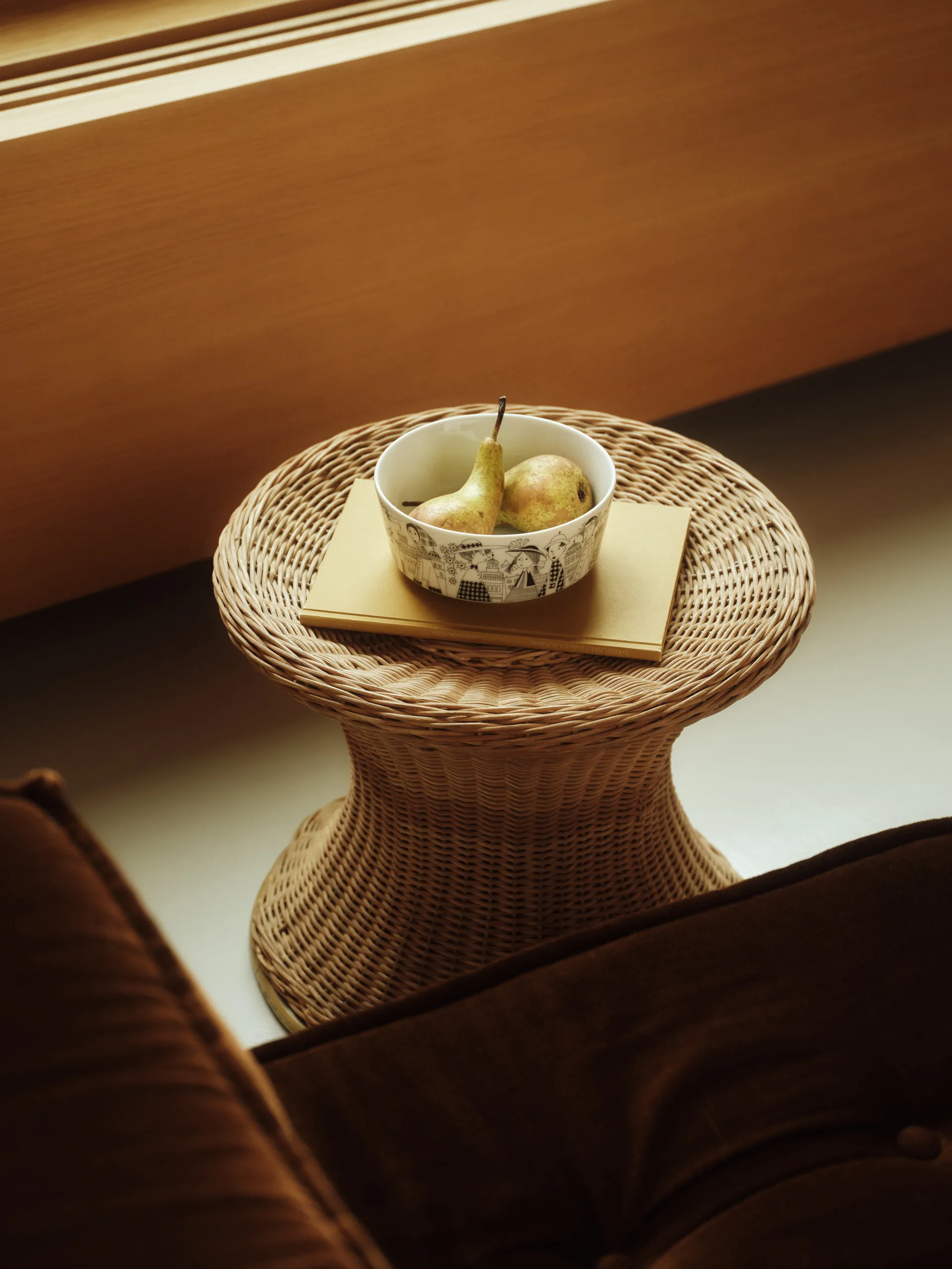 Emilia skål Ø15,5 cm, Svart-vit Arabia