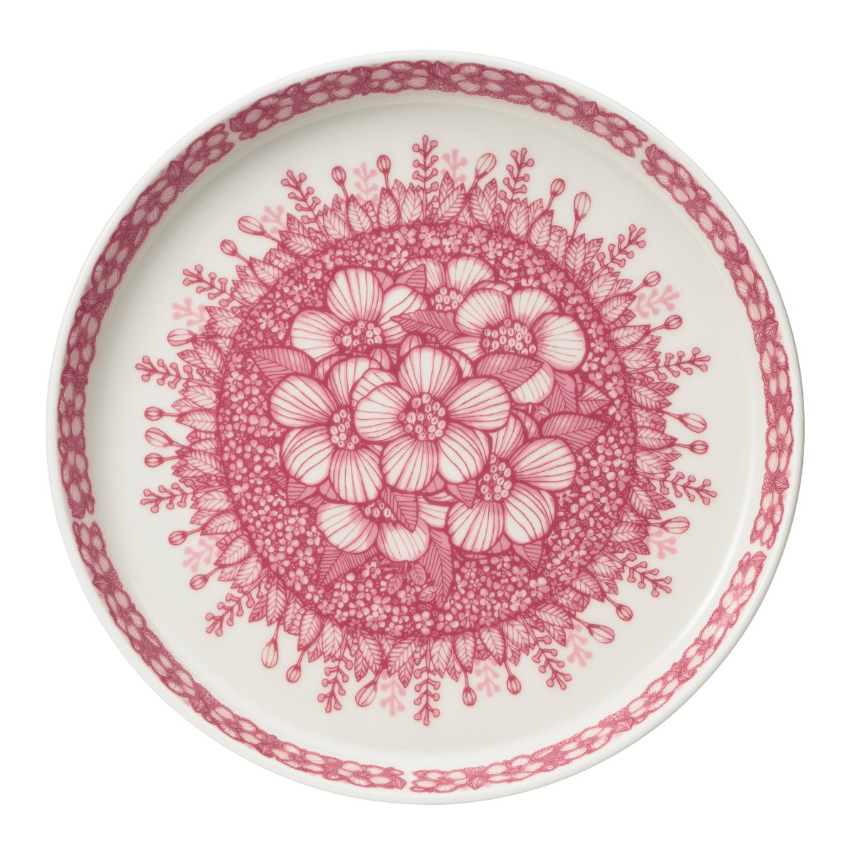 Arabia Huvila tallrik 19 cm | Skandinavisk Design | Assietter | Vit