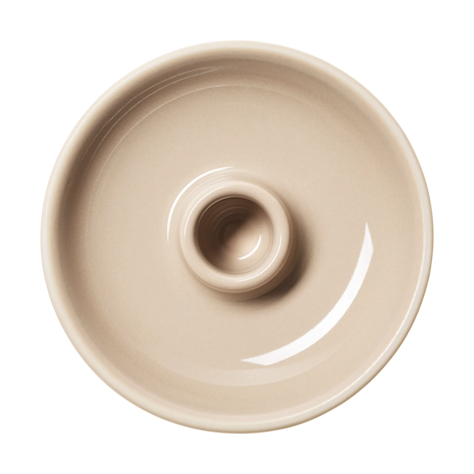 Kirnu ljusstake Ø11x3,5 cm, Beige Arabia