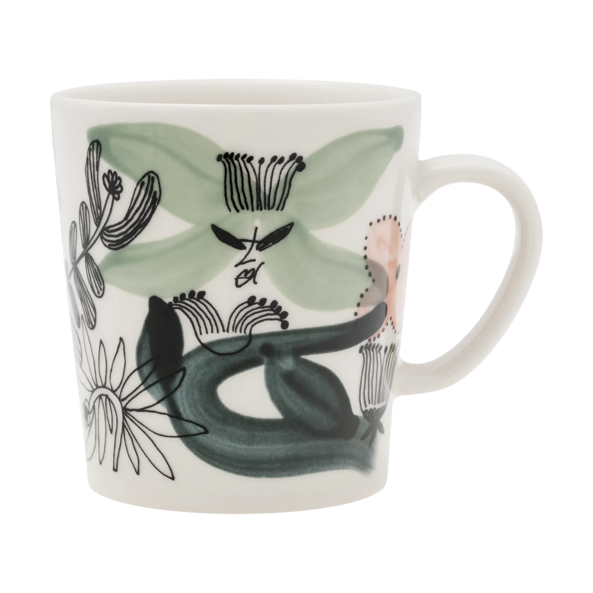 Kukkamaa mugg 30 cl, Grön Arabia