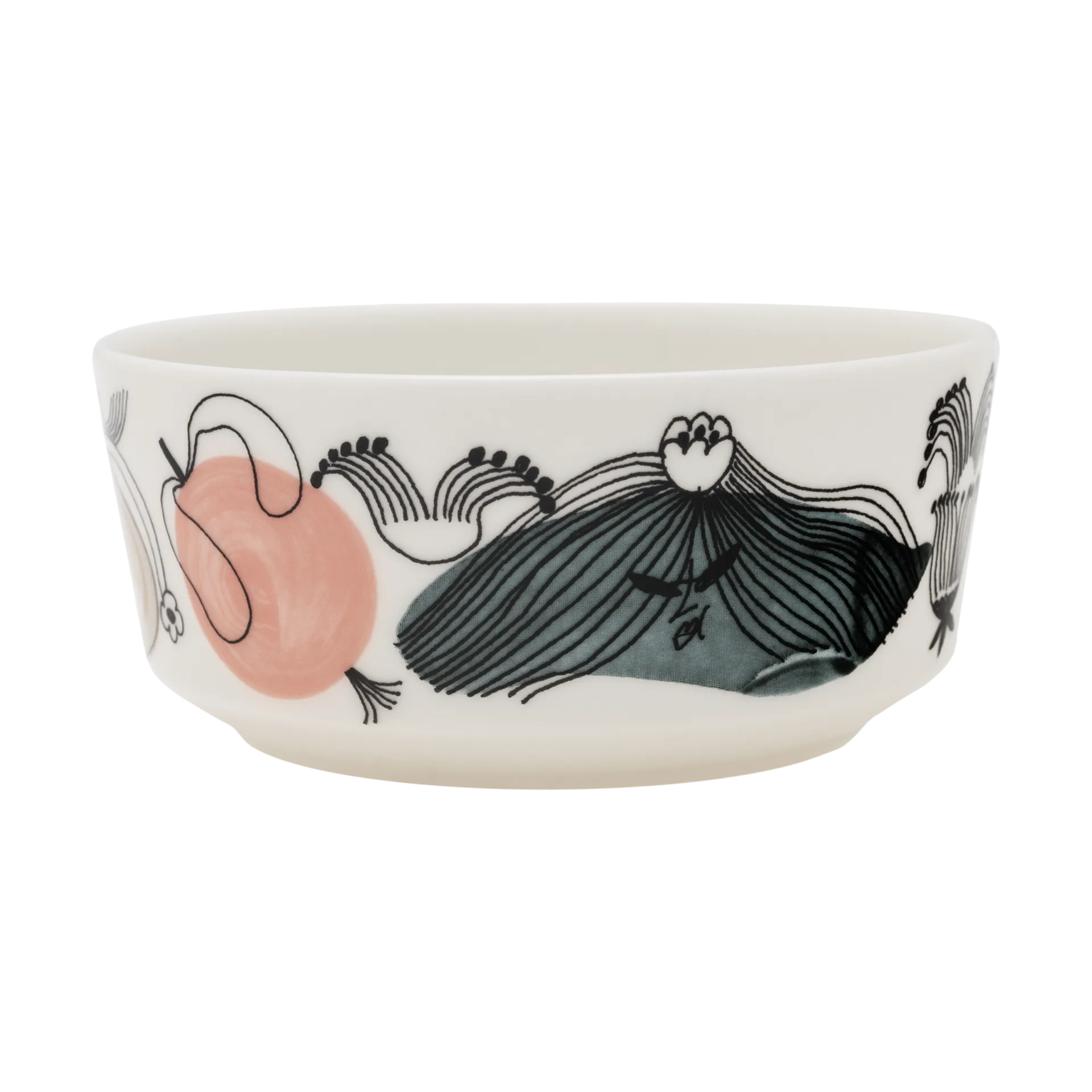 Kukkamaa skål Ø13 cm, Grön Arabia