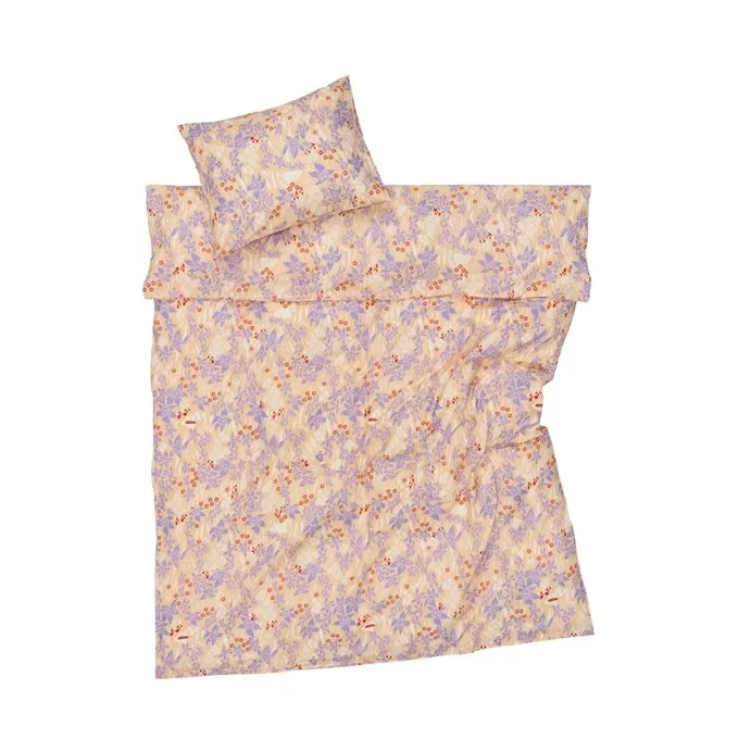 Arabia Mumin bäddset 150x210 cm Lilja beige