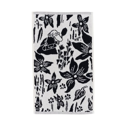 Mumin handduk 30x50 cm - Lilja svart-vit - Arabia