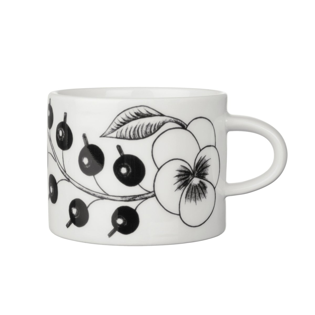 Arabia Paratiisi kaffekopp 18 cl Svart | Skandinavisk Design | Kaffekoppar | Svart