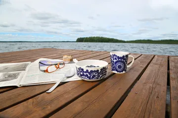 Pastoraali & Esteri Arabia mixset mugg 2 delar - Blå - Arabia