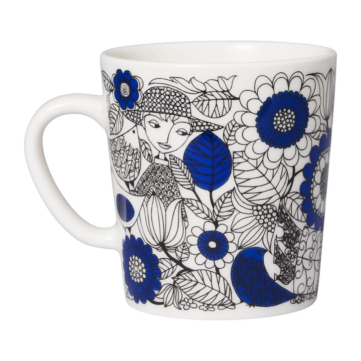 Pastoraali mugg 30 cl och tallrik Ø19 cm, Blå Arabia