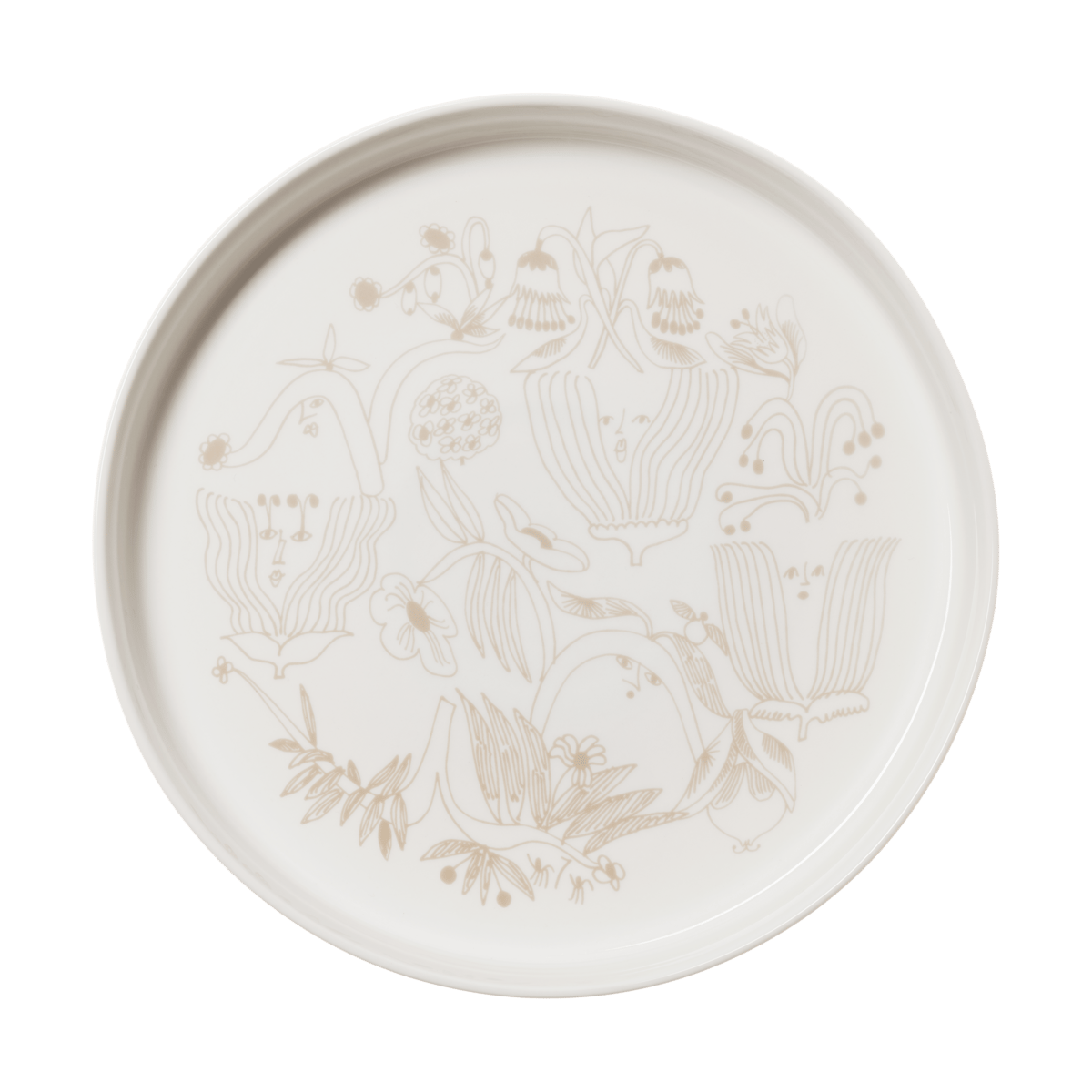 Arabia Puutarhurit pajform 28 cm Beige | Skandinavisk Design | Pajformar | Beige