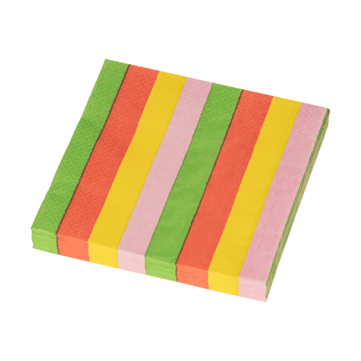 Vuokko pappersservett 33x33 cm 20-pack, Pieni 4-raita Arabia