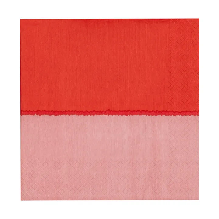 Vuokko pappersservett 33x33 cm 20-pack - Pink-red - Arabia