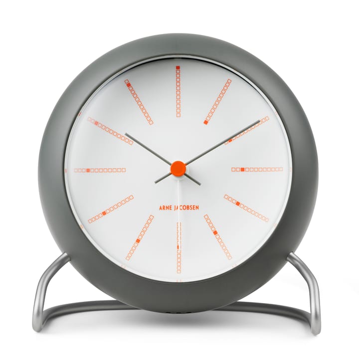 AJ Bankers bordsklocka Ø11 cm - Mörkgrå - Arne Jacobsen Clocks