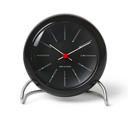 AJ Bankers bordsklocka - Svart - Arne Jacobsen Clocks