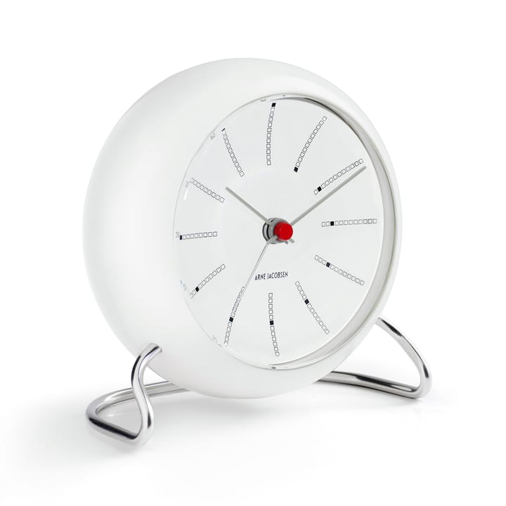 AJ Bankers bordsklocka - vit - Arne Jacobsen Clocks