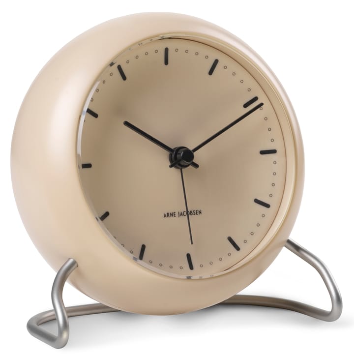 AJ City Hall bordsklocka - Sandy beige - Arne Jacobsen Clocks