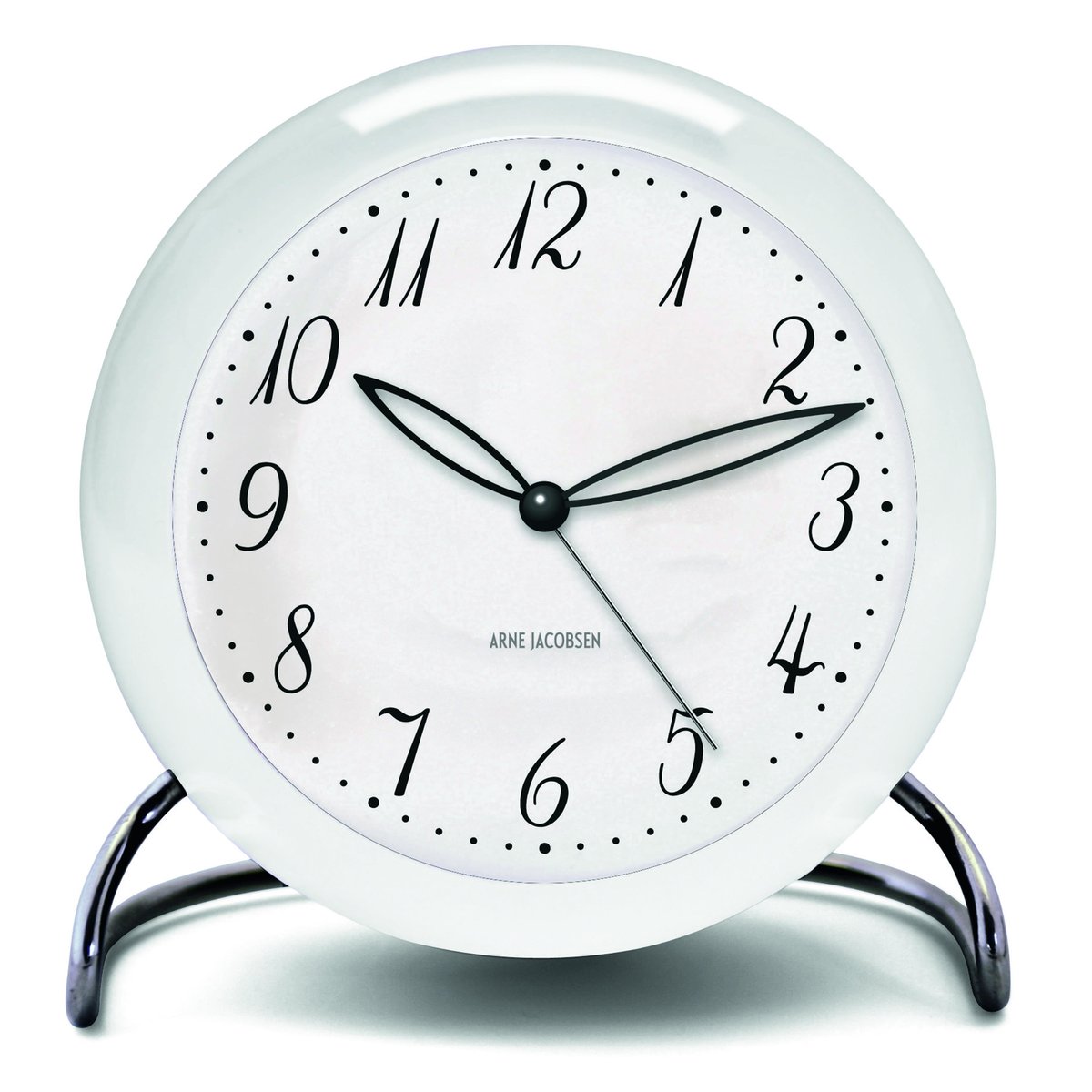 Arne Jacobsen Clocks AJ LK bordsklocka vit | Skandinavisk Design | Bordsklockor | Vit